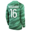 Maglia da Calcio Portiere a Maniche Lunghe Paris Saint Germain 2023-24 Sergio Rico 16 Casa per Uomo